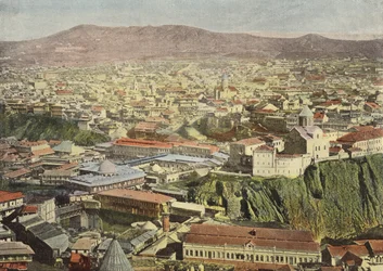Tbilisi, Vista Generale della Riva Sinistra del Kura